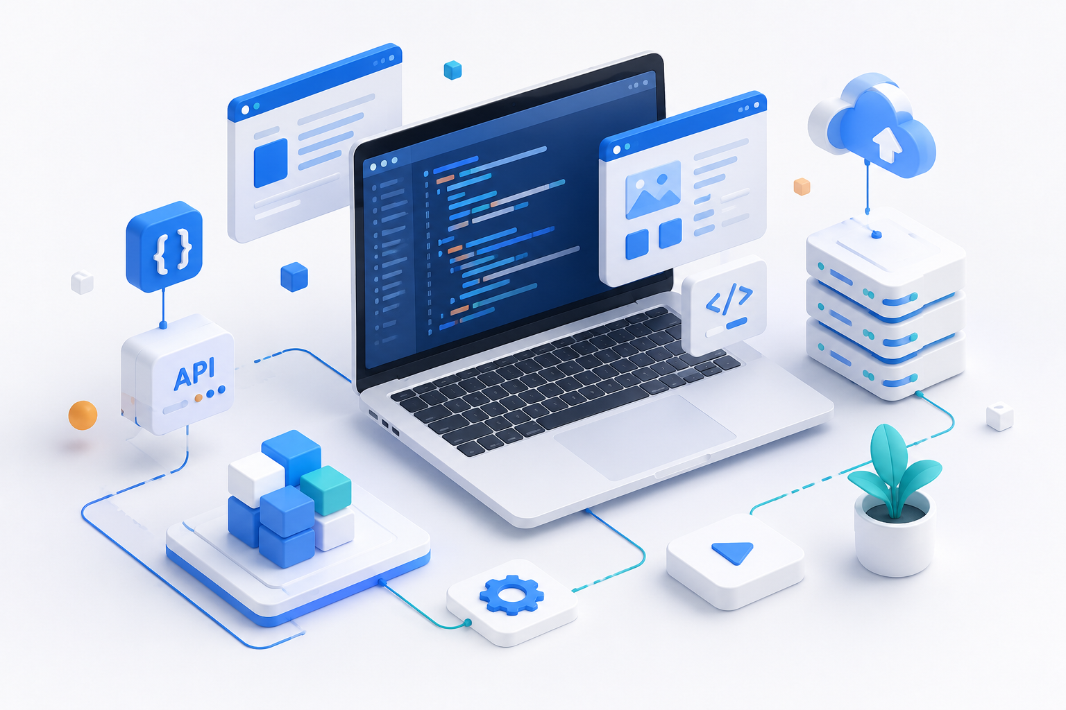 Software Development - Code on screen